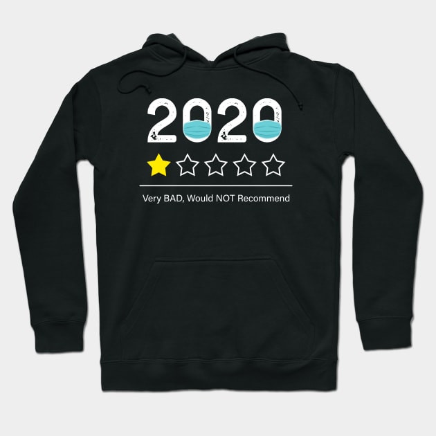 2020 Very Bad Would Not Recommend Mask Hoodie by MasliankaStepan